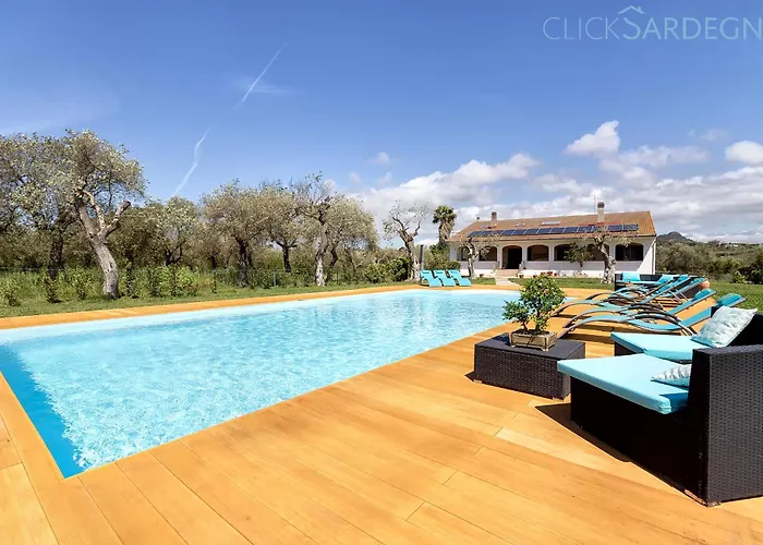 Villa Clicksardegna Lucilla With Swimming Pool In Olive Groves